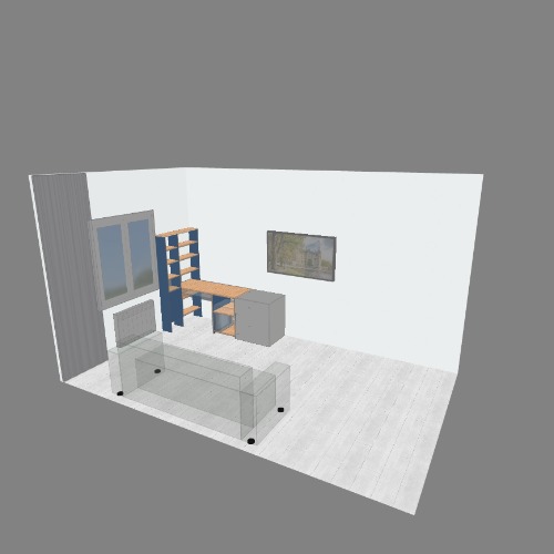 Стол с полками