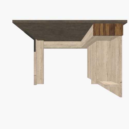 Крепкий компьютерный стол с ящиком