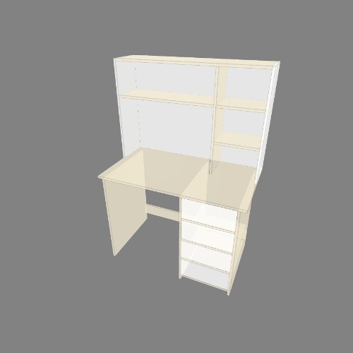 Study Table with Rack