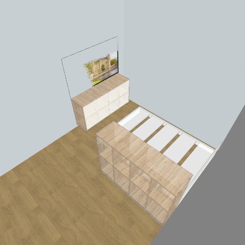 телек Бесплатные 3D-проекты мебели и чертежи от сообщества Flatma