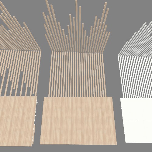 Tête de lit mur oblique