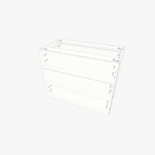 Тумба с 3 ящиками без столешницы