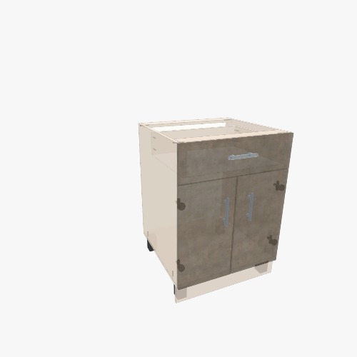 Тумба с выдвижным ящиком и дверцами