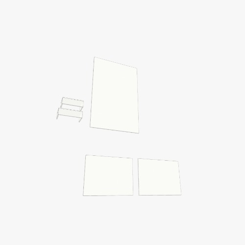 Тумбы и спинка кровати