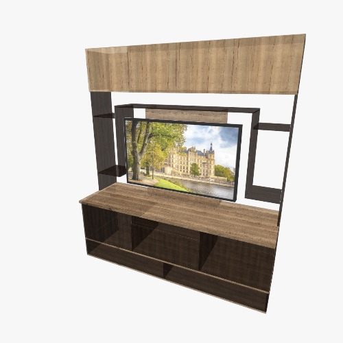 TV тумба + полки 2