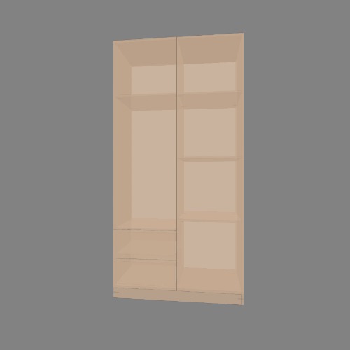 Two door wardrobe