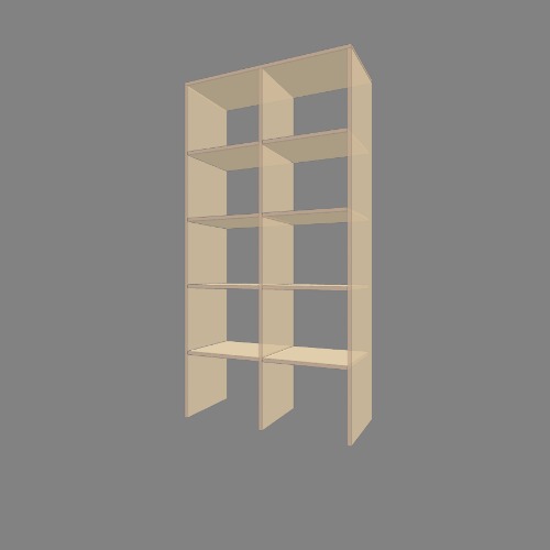 Two door wardrobe