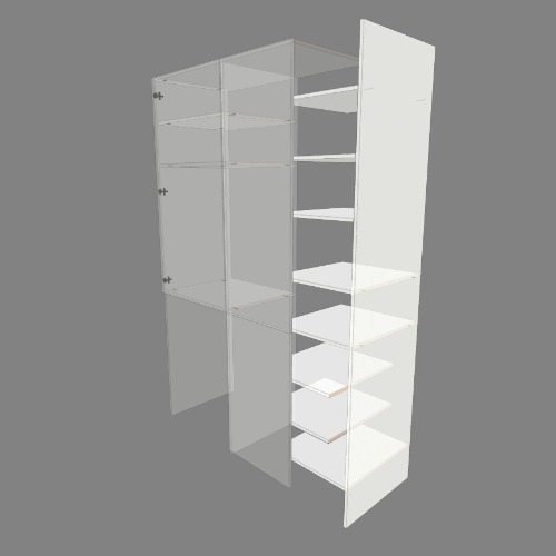 Two door wardrobe