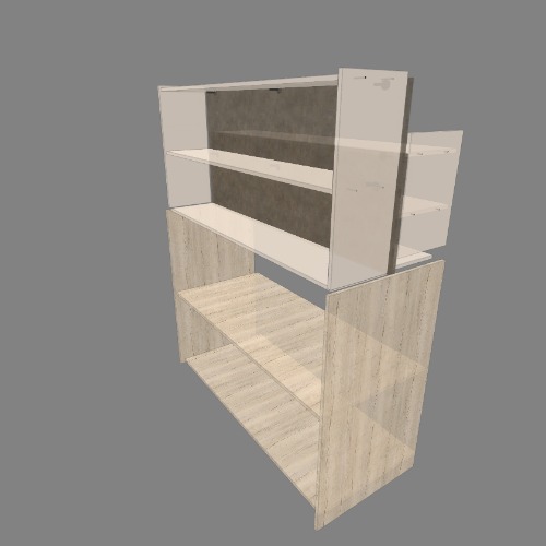 Two-sided cabinet