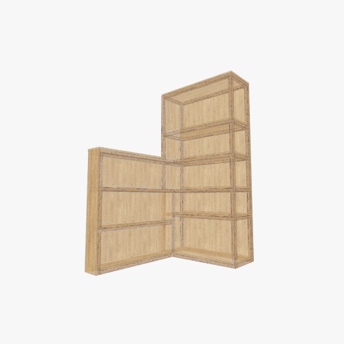 Угловой стеллаж