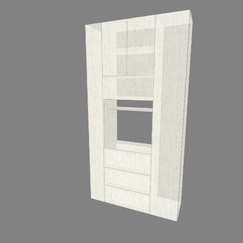 Vajillero con estacion de cafe