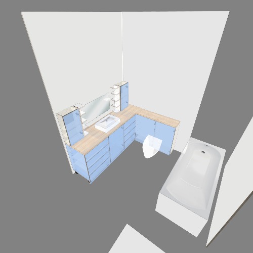 ванная Бесплатные 3D-проекты мебели и чертежи от сообщества Flatma