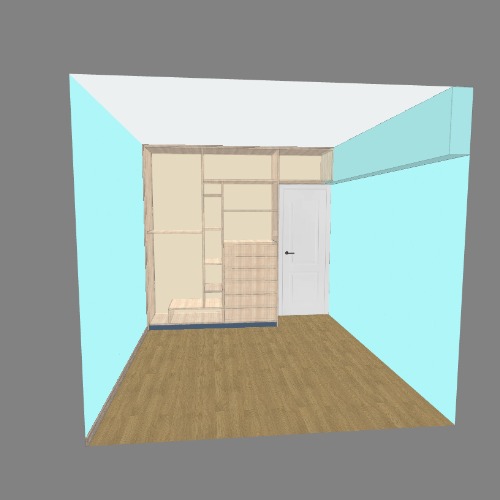 Wardrobe over door