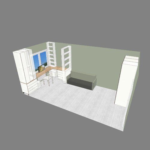 зеленая комната